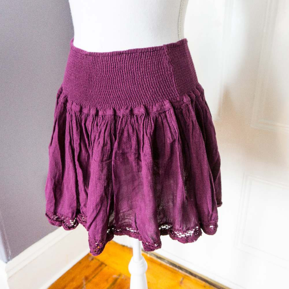 SALE!!   Ruffled Flounce Peasant Skirt - Picture 2 of 2